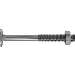 Brico Sencys Platte Kop Bout Gegalvaniseerd Staal M8 X 100 Mm - 4 Stuks- Bouten