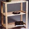 Opbergrekken|Brico Sencys Rek 3 Legplank In Massief Den 90X75X40Cm