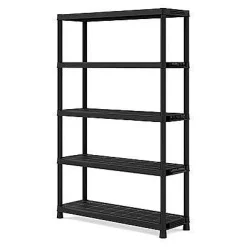 Opbergrekken|Brico Sency'S Rek Pvc Zwart 40 X 120 X 187 Cm