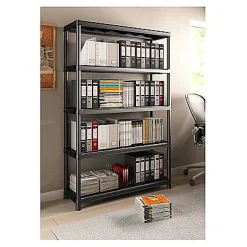 Opbergrekken|Brico Sency'S Rek Pvc Zwart 40 X 120 X 187 Cm