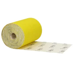 Brico Sencys Schuurrol Papier Geel A/O 115Mm X 5M P60- Schuurpapier