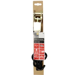 Brico Sencys Spanwartel Haak 8Mmx80Cm 2St- Spanbanden