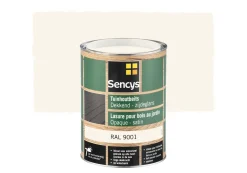 Brico Sencys Tuinhoutbeits Dekkend Zijdeglans Ral9001 2,5L- Beits