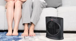 Brico Sencys Ventilatorkachel 2000W Met Oscillatie Zwart