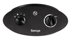 Brico Sencys Ventilatorkachel 2000W Zwart