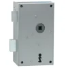 Brico Sencys Verticaal Oplegslot Linksdraaiend M980 Staal Grijs 57X50Mm- Deursloten