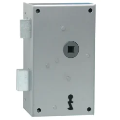 Brico Sencys Verticaal Oplegslot Linksdraaiend M980 Staal Grijs 57X50Mm- Deursloten