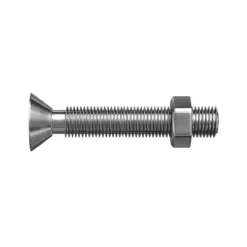 Brico Sencys Verzonken Kop Bout Gegalvaniseerd Staal M4 X 12 Mm - 20 Stuks- Bouten