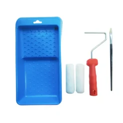 Brico Set Met Verfbak En Lakroller Blauw- Verfbakjes & -Emmers