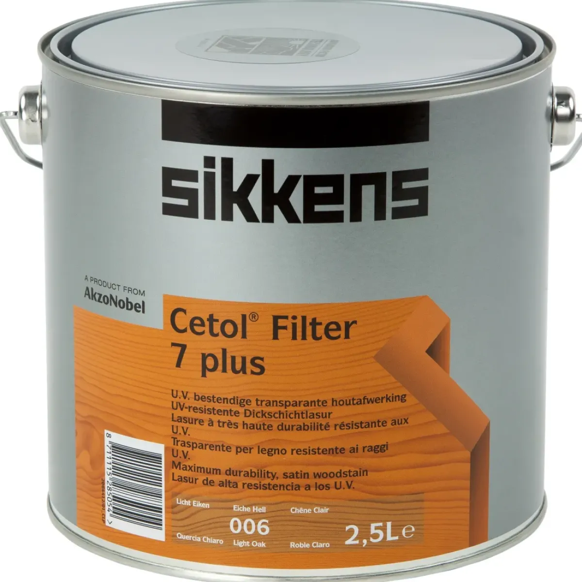 Brico Sikkens Cetol Filter 7 Plus Licht Eik 2,5L Transparant- Beits