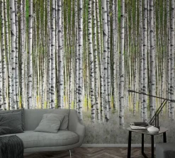 Brico Smart Art Fotobehang Berkenbos- Fotobehang