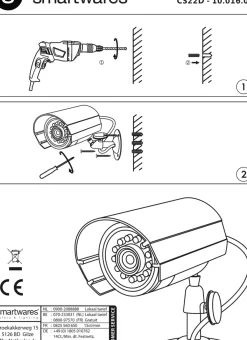 Brico Smartwares Dummy Camera Cs22D Grijs- Beveiligingscamera