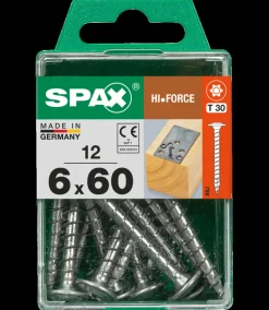 Brico Spax Schroef 'Hi.Force' Wirox 6X60Mm 12 Stuks- Schroeven