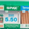 Brico Spax Terrasschroef A2 Rvs 50X5Mm 550St- Tuinbeslag & Terrasschroeven
