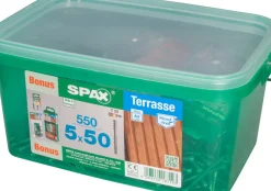 Brico Spax Terrasschroef A2 Rvs 50X5Mm 550St- Tuinbeslag & Terrasschroeven