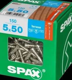 Brico Spax Terrasschroef A2 Rvs 50X5Mm 150St- Tuinbeslag & Terrasschroeven