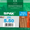 Brico Spax Terrasschroef A2 Rvs Bruin 50X5Mm 230St- Tuinbeslag & Terrasschroeven