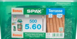 Brico Spax Terrasschroef A2 Rvs 60X5Mm 500St- Tuinbeslag & Terrasschroeven