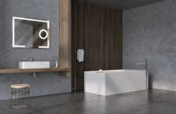 Spiegels|Brico Spiegel Brett Rechthoek Met Ledverlichting Touch Sensor En Spiegelverwarming 70X90Cm