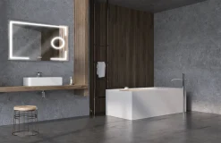 Spiegels|Brico Spiegel Brett Rechthoek Met Ledverlichting Touch Sensor En Spiegelverwarming 70X120Cm
