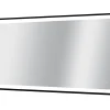 Spiegels|Brico Spiegel Swann Rechthoek Met Ledverlichting Touch En Spiegelverwarming Zwart 75X120Cm