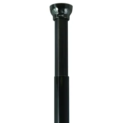 Douchegordijnstangen|Brico Spirella Douchestang Kreta 75-125Cm Zwart