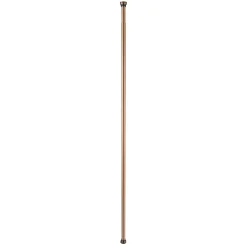 Douchegordijnstangen|Brico Spirella Douchestang Kreta 125-220Cm Koper