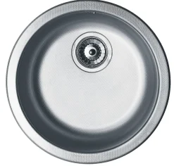 Keukenbladen & Spoelbakken|Brico Spoelbak Rond O45Cm Rvs
