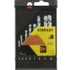Boor- & Bitsets|Brico Stanley Betonboor Set Sta56040-Qz – 8 Stuks