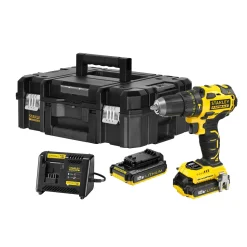 Boormachines|Brico Stanley Fatmax Accuboormachine Met Klopfunctie Sfmcd721D2K-Qw 18V (2 Accu'S)