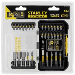 Boor- & Bitsets|Brico Stanley Schroefbitset 50Mm – 32 Stuks