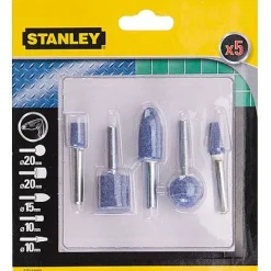 Multitoolaccessoires|Brico Stanley Slijpsteen Metaal - 5 Stuks