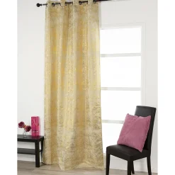 Brico Stardust Verduisterend Gordijn Goud 140X260Cm- Gordijnen