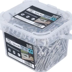 Brico Suki Terrasschroef Performance 5,0X50 Rvs A2 T25- Tuinbeslag & Terrasschroeven