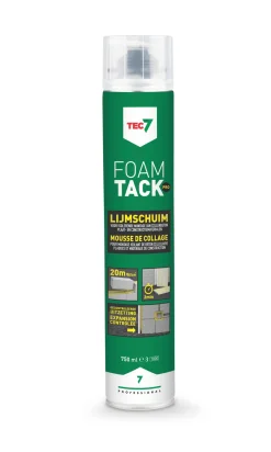 Isolatieschuim|Brico Tec7 Foamtack Pro - Pu Lijmschuim - 12 X Aerosol 750Ml