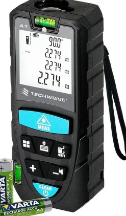 Lasermeters|Brico Techweise Laser Afstandsmeter 70M - Met Alle Meetopties