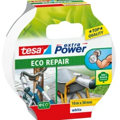 Brico Tesa Extra Power Eco Repair Ducttape Wit 38Mmx10M- Ducttape & Verpakkingstape