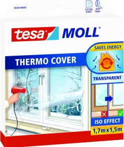 Isolatiefolie|Brico Tesa Isolatiefolie Thermo Cover - Kunststof - 150X170Cm - 2,5M²