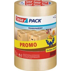 Verhuizen|Brico Tesa Verpakkingstape Transparant 3 Stuks