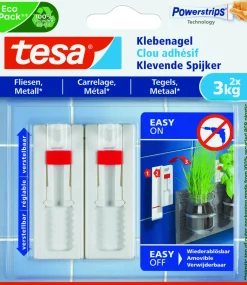 Brico Tesa Verstelbare Klevende Spijker Voor Metaal En Tegels - 2 X 3 Kg- Ophangsystemen