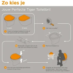 Wc-Brillen|Brico Tiger Toiletzitting Old Wood Comfort Feel Mdf Bruin