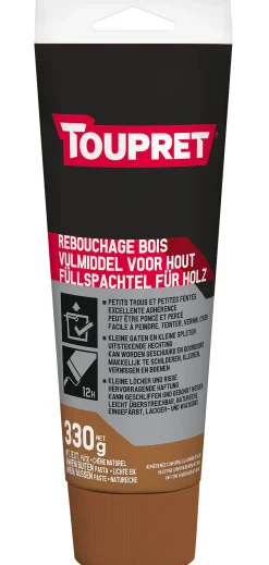 Vulmiddelen|Brico Toupret Vulmiddel Houtreparatie 330Gr