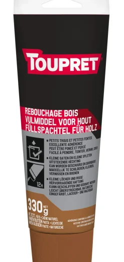Brico Toupret Vulmiddel Houtreparatie 330Gr- Allesvullers
