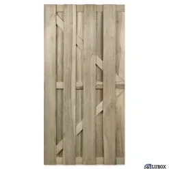 Brico Tuindeur Cardiff Recht Grenen 4,3X90X180Cm- Tuindeuren