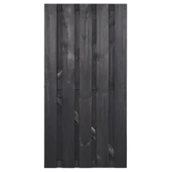 Brico Tuinpoort Zwart Dennenhout 90X180Cm- Tuindeuren