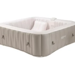 Brico Ubbink Opblaasbare Spa Infinite Spa Elite 2Prs 1800W Beige/Wit 198X198X65Cm- Spa En Jacuzzi
