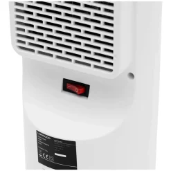 Brico Uniprodo Elektrische Ventilatorkachel - 1200/2000 W - Draaibaar - Wit Uni_Heater_11