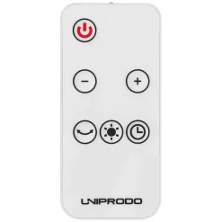 Brico Uniprodo Elektrische Ventilatorkachel - 1200/2000 W - Draaibaar - Wit Uni_Heater_11