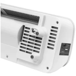 Brico Uniprodo Wandverwarming - Keramisch - 10 - 49 °C - 1000/2000 W - Afstandsbediening - Extra Slank