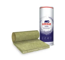 Wandisolatie|Brico Ursa Onbeklede Minerale Wolplaat Hometec 35 In Rolvorm 24X120Cm 2,7M